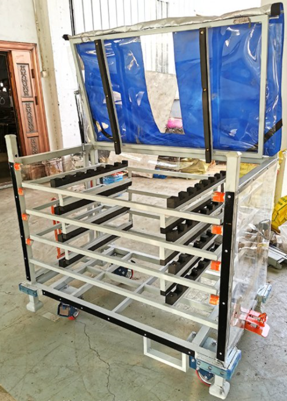 汽車部件翻轉(zhuǎn)料架